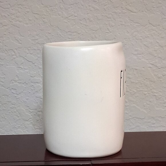 Rae Dunn "FIGHTER" 16oz Ceramic Coffee Mug - Picture 4 of 11